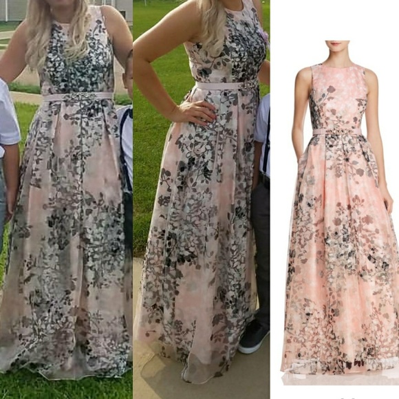 Eliza J Dresses & Skirts - ELiza J Organza Floral gown Size 8
